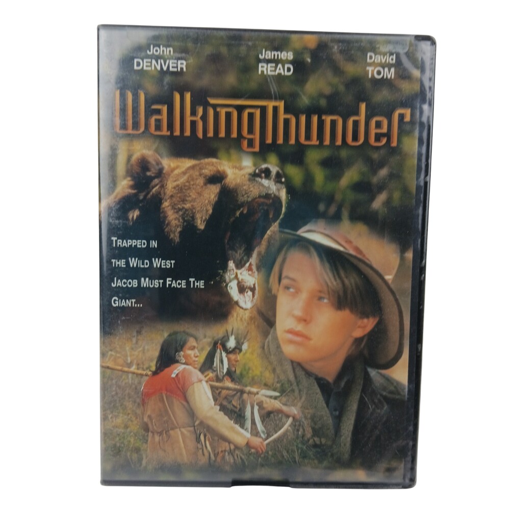Walking Thunder DVD 2003 Family Adventure John Denver PG Full Screen Bear Wester